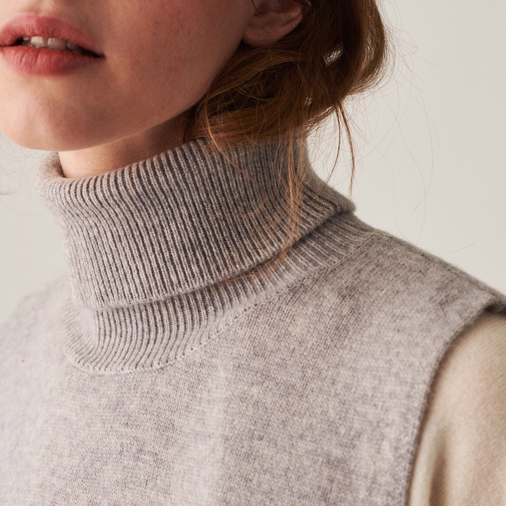 2-ply cashmere turtleneck neck warmer - Cary